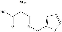 2-amino-3-[(thien-2-ylmethyl)thio]propanoic acid 结构式