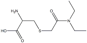 2-amino-3-{[2-(diethylamino)-2-oxoethyl]thio}propanoic acid 结构式