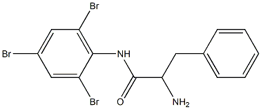 2-amino-3-phenyl-N-(2,4,6-tribromophenyl)propanamide 结构式