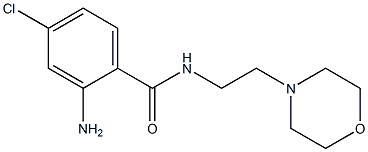 2-amino-4-chloro-N-(2-morpholin-4-ylethyl)benzamide 结构式