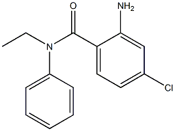 2-amino-4-chloro-N-ethyl-N-phenylbenzamide 结构式
