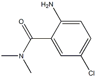 2-amino-5-chloro-N,N-dimethylbenzamide 结构式