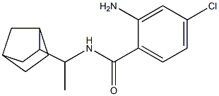 2-amino-N-(1-{bicyclo[2.2.1]heptan-2-yl}ethyl)-4-chlorobenzamide 结构式