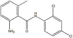 2-amino-N-(2,4-dichlorophenyl)-6-methylbenzamide 结构式