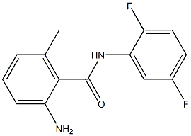 2-amino-N-(2,5-difluorophenyl)-6-methylbenzamide 结构式