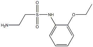 2-amino-N-(2-ethoxyphenyl)ethane-1-sulfonamide 结构式