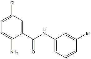 2-amino-N-(3-bromophenyl)-5-chlorobenzamide 结构式