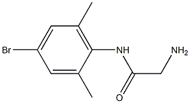 2-amino-N-(4-bromo-2,6-dimethylphenyl)acetamide 结构式