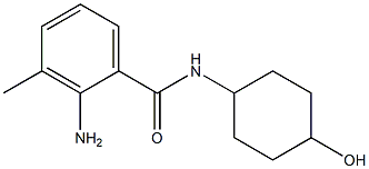 2-amino-N-(4-hydroxycyclohexyl)-3-methylbenzamide 结构式