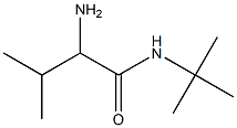 2-amino-N-(tert-butyl)-3-methylbutanamide 结构式