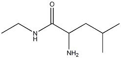 2-amino-N-ethyl-4-methylpentanamide 结构式