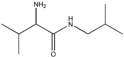 2-amino-N-isobutyl-3-methylbutanamide 结构式