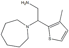 2-azepan-1-yl-2-(3-methylthien-2-yl)ethanamine 结构式