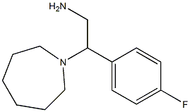 2-azepan-1-yl-2-(4-fluorophenyl)ethanamine 结构式