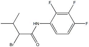 2-bromo-3-methyl-N-(2,3,4-trifluorophenyl)butanamide 结构式