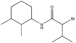 2-bromo-N-(2,3-dimethylcyclohexyl)-3-methylbutanamide 结构式