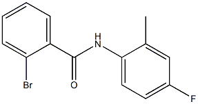 2-bromo-N-(4-fluoro-2-methylphenyl)benzamide 结构式