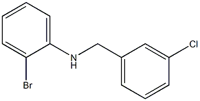 2-bromo-N-[(3-chlorophenyl)methyl]aniline 结构式