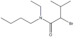 2-bromo-N-butyl-N-ethyl-3-methylbutanamide 结构式