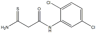 2-carbamothioyl-N-(2,5-dichlorophenyl)acetamide 结构式