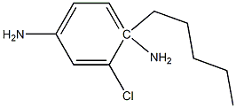 2-chloro-1-N-pentylbenzene-1,4-diamine 结构式