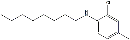 2-chloro-4-methyl-N-octylaniline 结构式