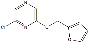 2-chloro-6-(2-furylmethoxy)pyrazine 结构式