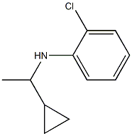 2-chloro-N-(1-cyclopropylethyl)aniline 结构式