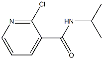 2-chloro-N-(propan-2-yl)pyridine-3-carboxamide 结构式