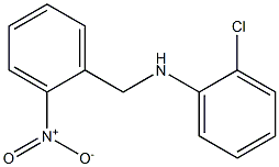 2-chloro-N-[(2-nitrophenyl)methyl]aniline 结构式