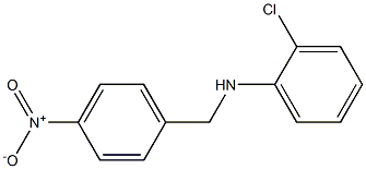 2-chloro-N-[(4-nitrophenyl)methyl]aniline 结构式