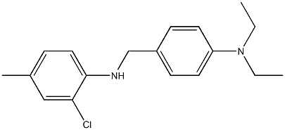 2-chloro-N-{[4-(diethylamino)phenyl]methyl}-4-methylaniline 结构式