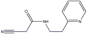 2-cyano-N-(2-pyridin-2-ylethyl)acetamide 结构式