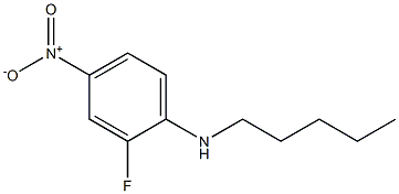 2-fluoro-4-nitro-N-pentylaniline 结构式