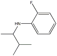 2-fluoro-N-(3-methylbutan-2-yl)aniline 结构式