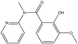 2-hydroxy-3-methoxy-N-methyl-N-(pyridin-2-yl)benzamide 结构式