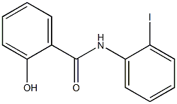 2-hydroxy-N-(2-iodophenyl)benzamide 结构式