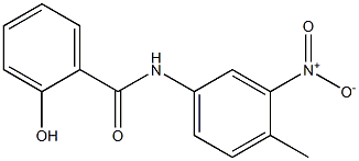 2-hydroxy-N-(4-methyl-3-nitrophenyl)benzamide 结构式