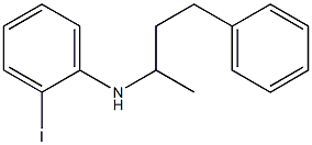 2-iodo-N-(4-phenylbutan-2-yl)aniline 结构式