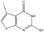 2-mercapto-5-methylthieno[2,3-d]pyrimidin-4(3H)-one 结构式