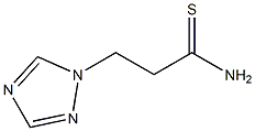 3-(1H-1,2,4-triazol-1-yl)propanethioamide 结构式