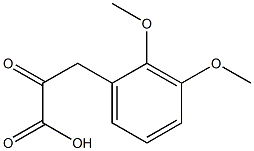 3-(2,3-dimethoxyphenyl)-2-oxopropanoic acid 结构式