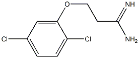 3-(2,5-dichlorophenoxy)propanimidamide 结构式