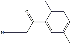 3-(2,5-dimethylphenyl)-3-oxopropanenitrile 结构式