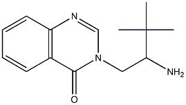 3-(2-amino-3,3-dimethylbutyl)-3,4-dihydroquinazolin-4-one 结构式