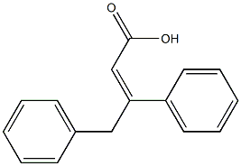 3,4-diphenylbut-2-enoic acid 结构式