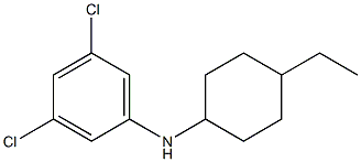 3,5-dichloro-N-(4-ethylcyclohexyl)aniline 结构式