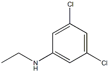 3,5-dichloro-N-ethylaniline 结构式