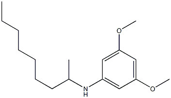 3,5-dimethoxy-N-(nonan-2-yl)aniline 结构式