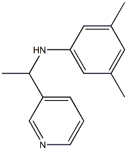 3,5-dimethyl-N-[1-(pyridin-3-yl)ethyl]aniline 结构式